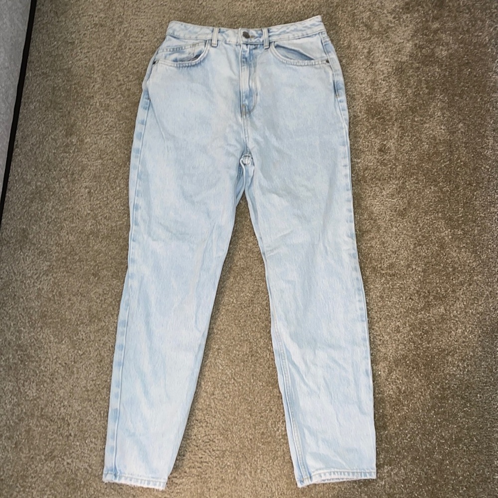 Zara light wash mom jeans size 8